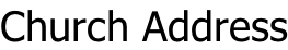 Church Address